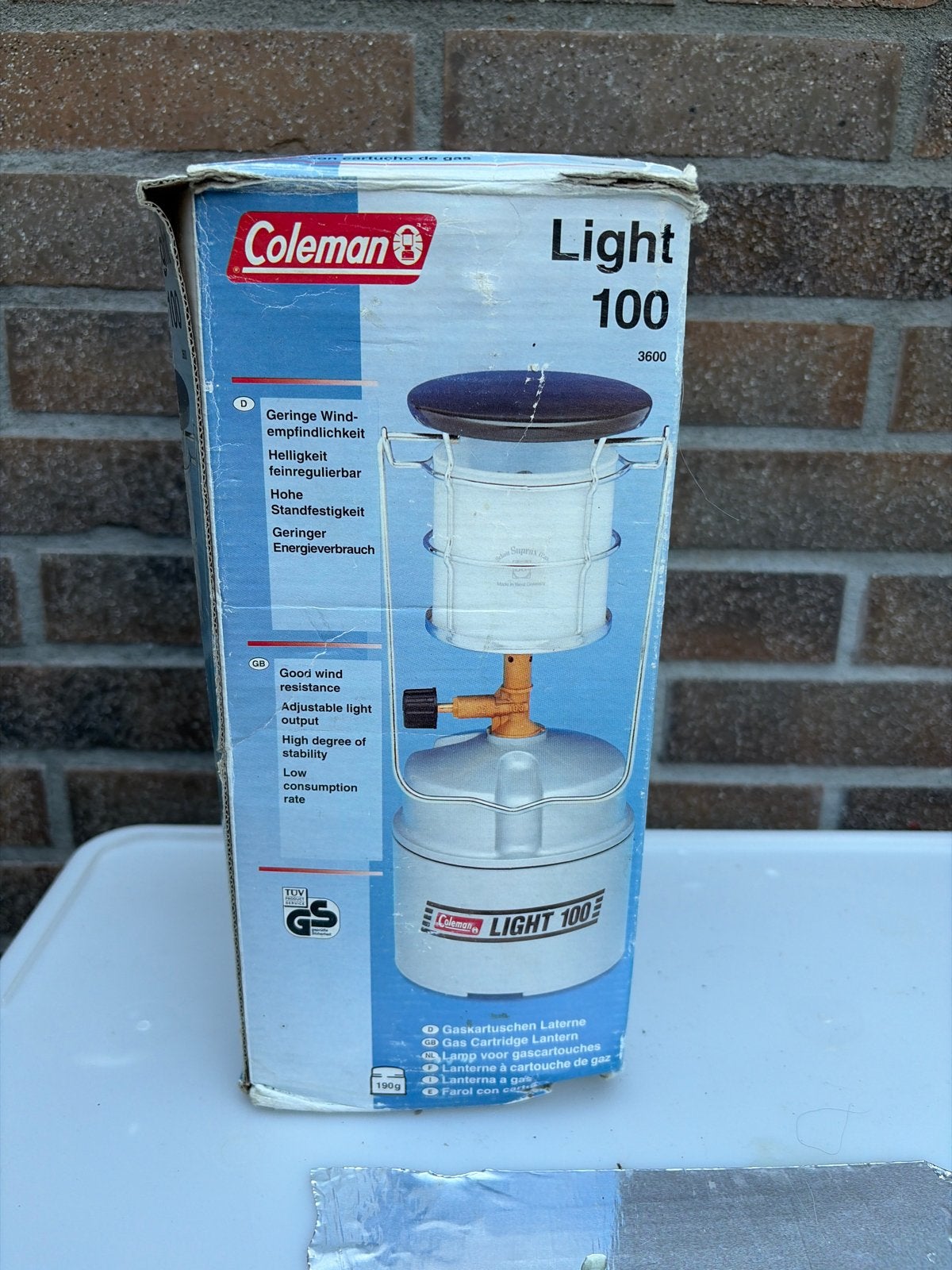 Coleman Light 100 Gaslamp, Ophalen of Verzenden, Gebruikt