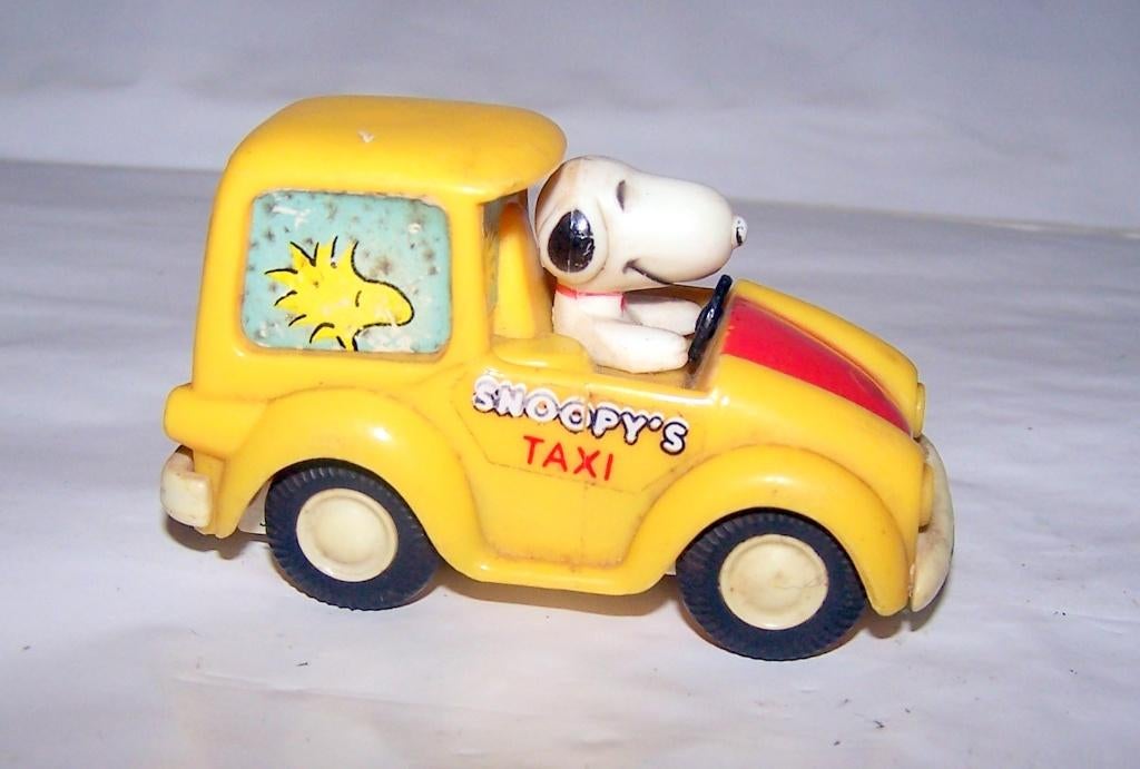 Vintage Snoopy Taxi. Izgs., Verzamelen, Ophalen of Verzenden, Zo goed als nieuw