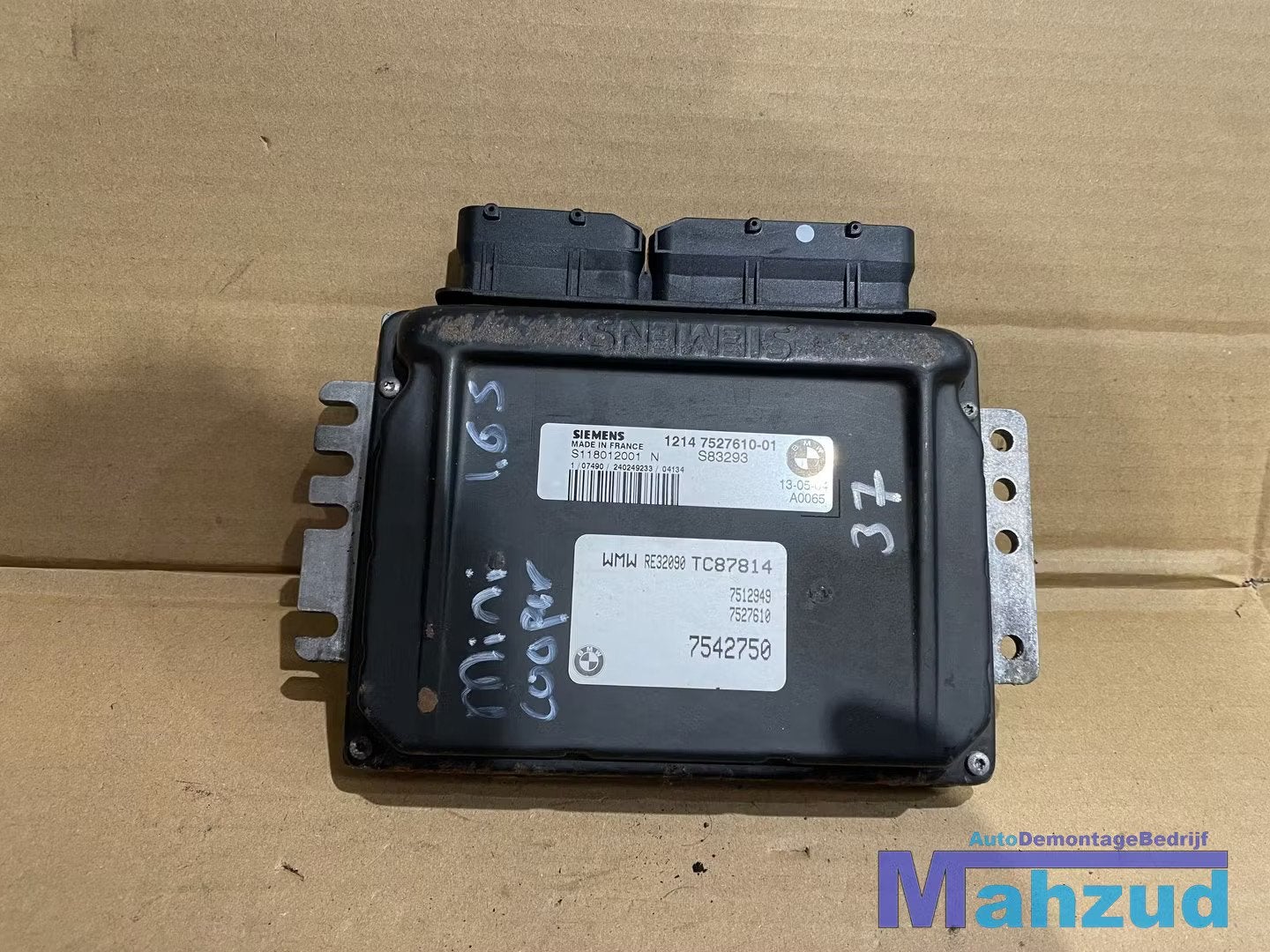MINI COOPER R50 R53 1.6 S ECU Motormanagement 12147527610, Gebruikt, Ophalen of Verzenden, Customer.service@mini.co.uk, Mini