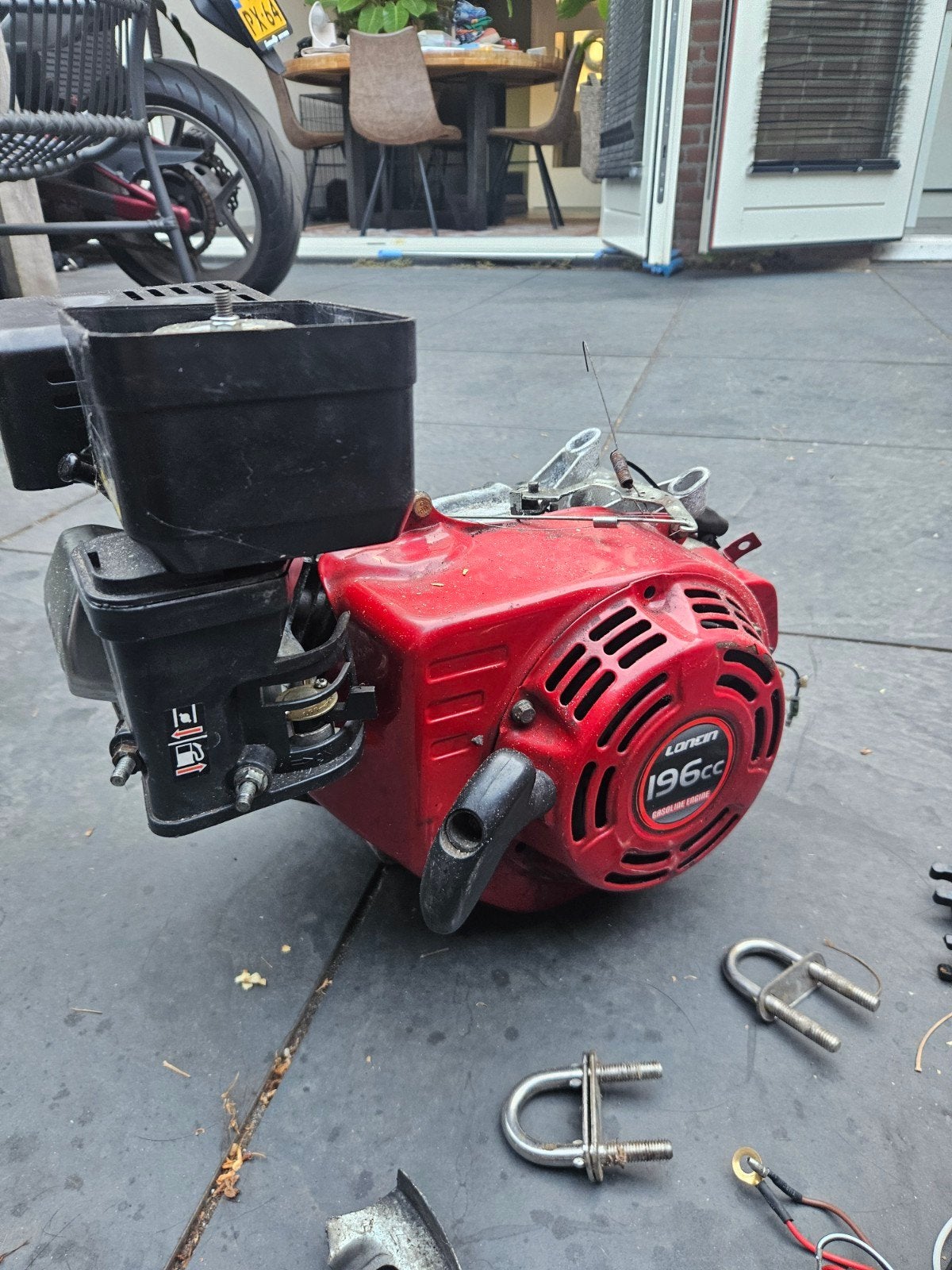 Loncin 196cc Benzine Motor - Gebruikt, Ophalen