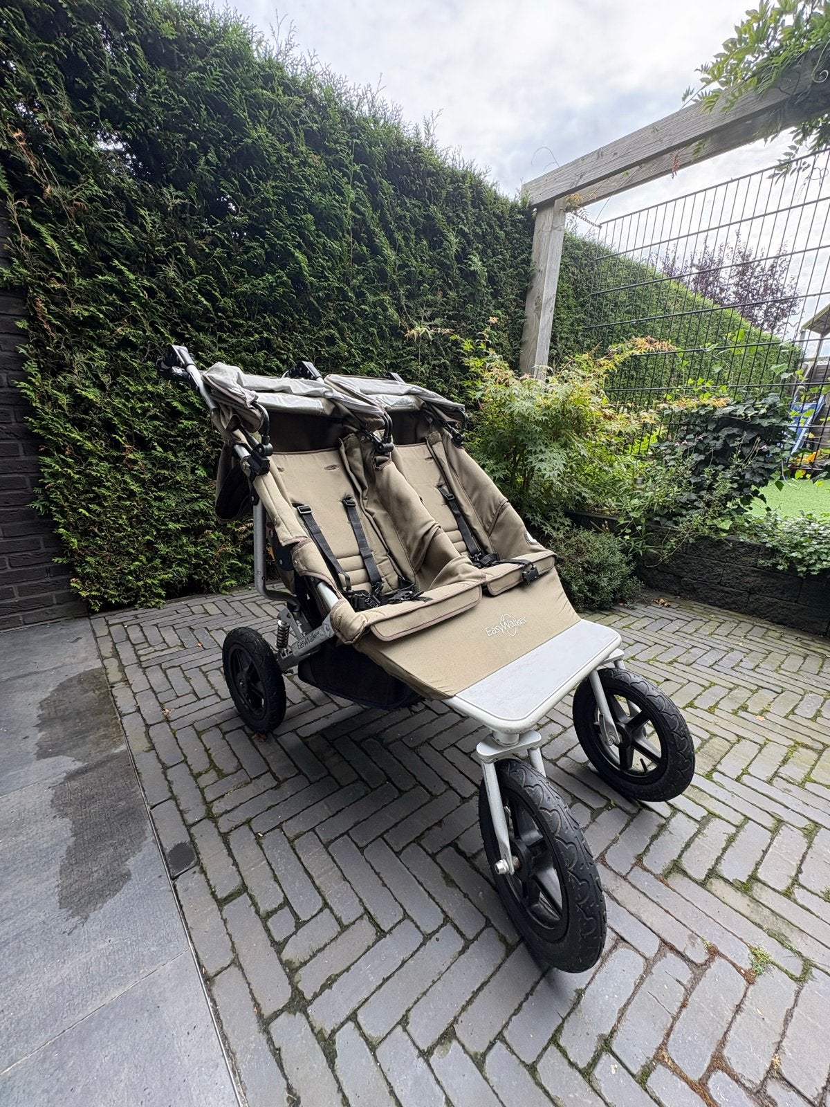 EasyWalker Duo kinderwagen - Duowagen met luchtbanden, Kinderen en Baby's, Kinderwagens en Combinaties, Gebruikt, Duowagen, Ophalen