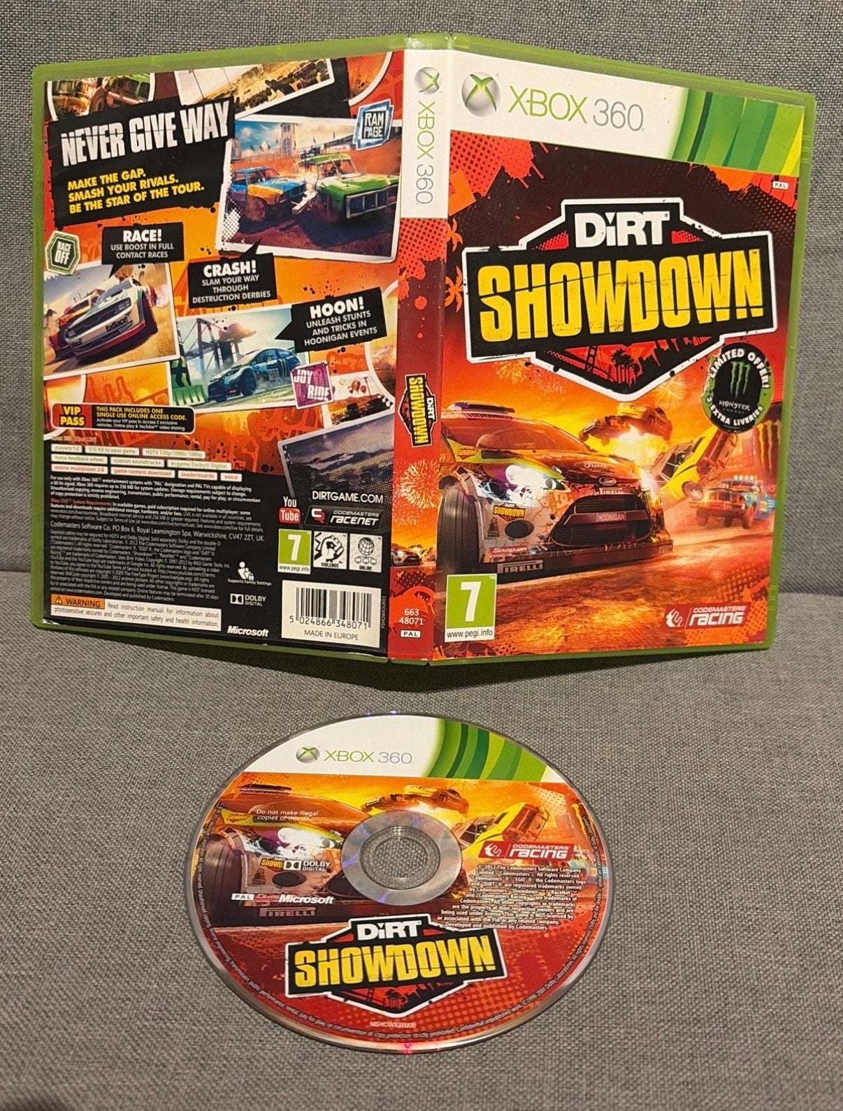 DiRT Showdown - Xbox 360 Race- en Crashtitel, Online, 1 speler, Racen en Vliegen, Ophalen of Verzenden