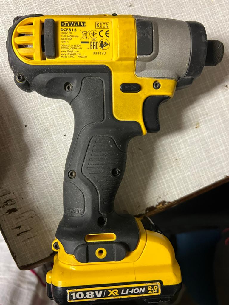 DeWalt DCF815 10.8V XR Li-Ion Slagmoersleutel, Gebruikt, Variabele snelheid, Ophalen of Verzenden, Boor- en Schroefmachine