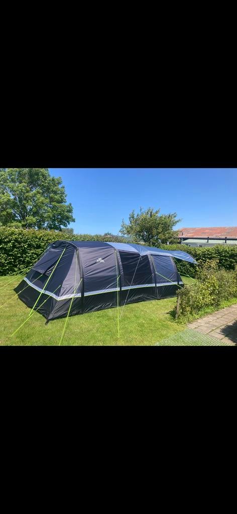 Opblaasbare Obelink Hudson 4 (cool dark) met luifel, Ophalen, Zo goed als nieuw, Tot en met 4