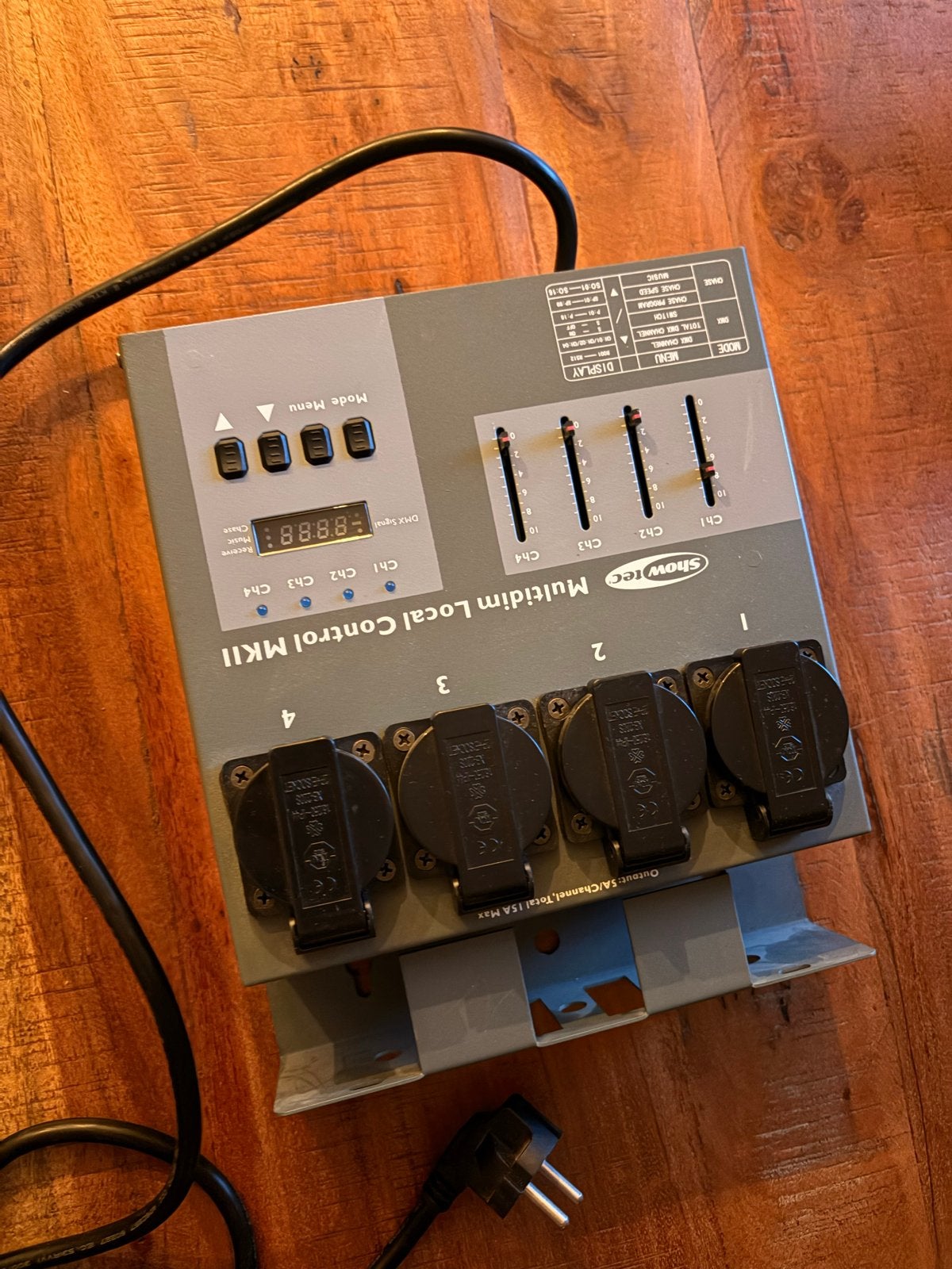 Showtec Multidim Local Control MKII DMX Dimmer, Ophalen, Gebruikt, Licht