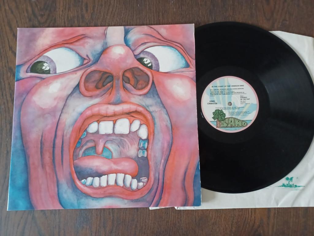 King Crimson - Vier iconische albums op vinyl, Progressive, Gebruikt, Originele persing, Ophalen of Verzenden