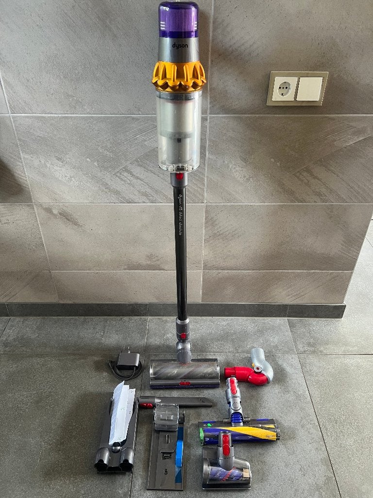 Dyson V15 Detect Absolute, Regelbare zuigkracht, Ophalen of Verzenden, Zo goed als nieuw, Dyson