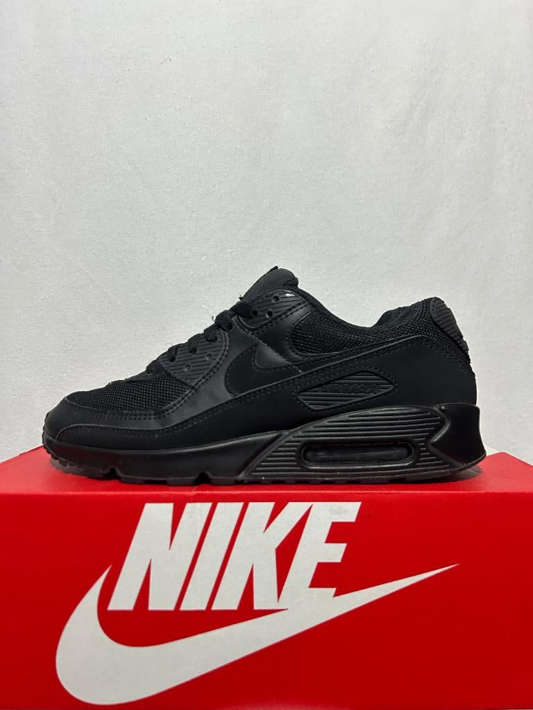 ALS NIEUW! Maat 42,5 - Nike Air Max 90 Triple Black, Verzenden, Zwart, Nike, Nike