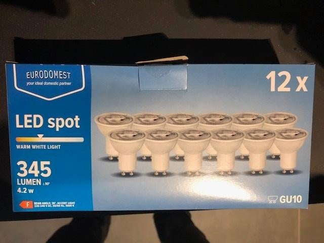 Nog 8 led lampen GU10., Led-lamp, Minder dan 30 watt, Nieuw, Bipin of Steekvoet