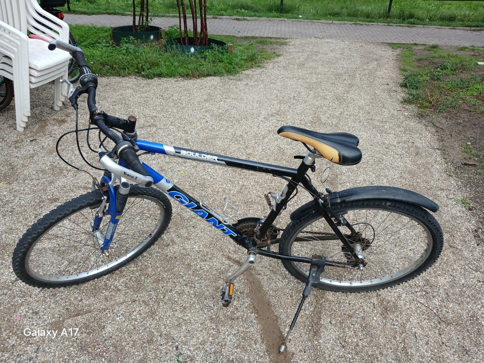 Giant Boulder Mountainbike - Gebruikt, Fietsen en Brommers, Ophalen, Minder dan 10 versnellingen, Gebruikt, Velgrem