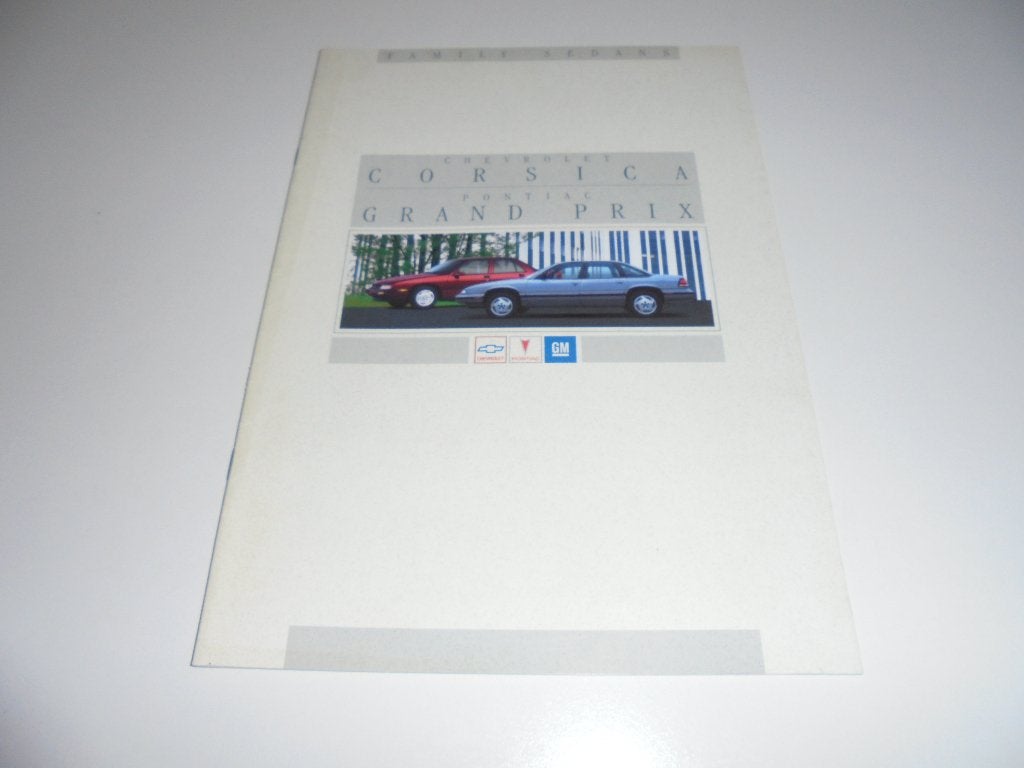 brochure Chevrolet Corsica en Pontiac Grand Prix  1993, Boeken, Ophalen of Verzenden, Zo goed als nieuw, Chevrolet