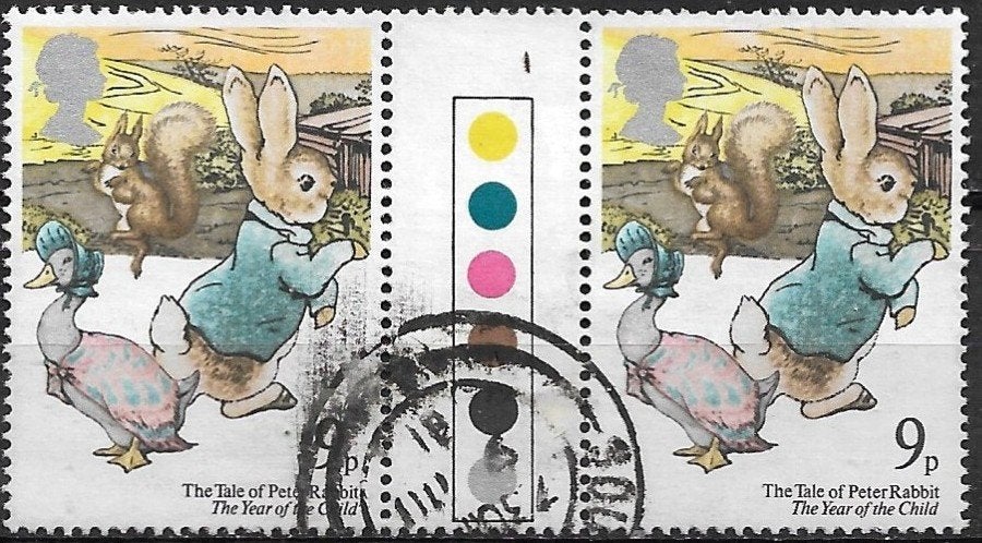 Engeland 1979 brugpaar mi.797 INTERN. JAAR V/H KIND nom.9p, Verzenden, Gestempeld
