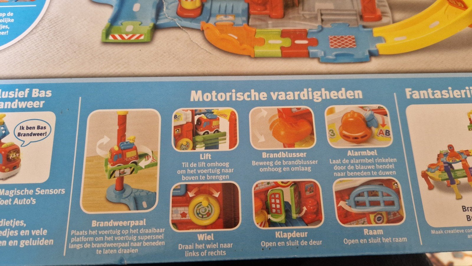 VTech Toet Toet Auto's Brandweerkazerne met Bas Brandweer, Ophalen of Verzenden, Zo goed als nieuw