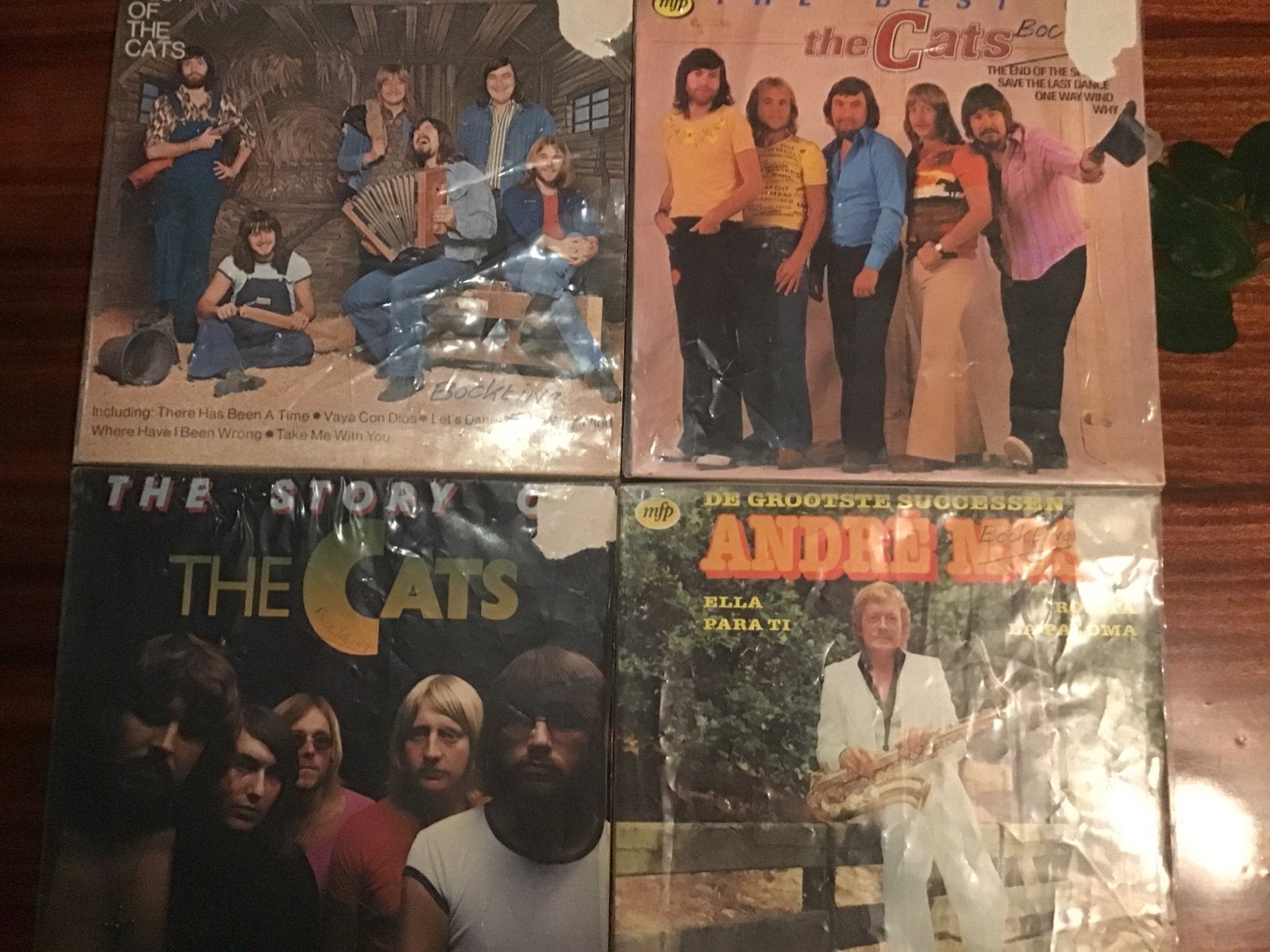 The Cats & André Moss LP's - Pop en Schlager Collectie, LP, Gebruikt, Pop, Ophalen of Verzenden