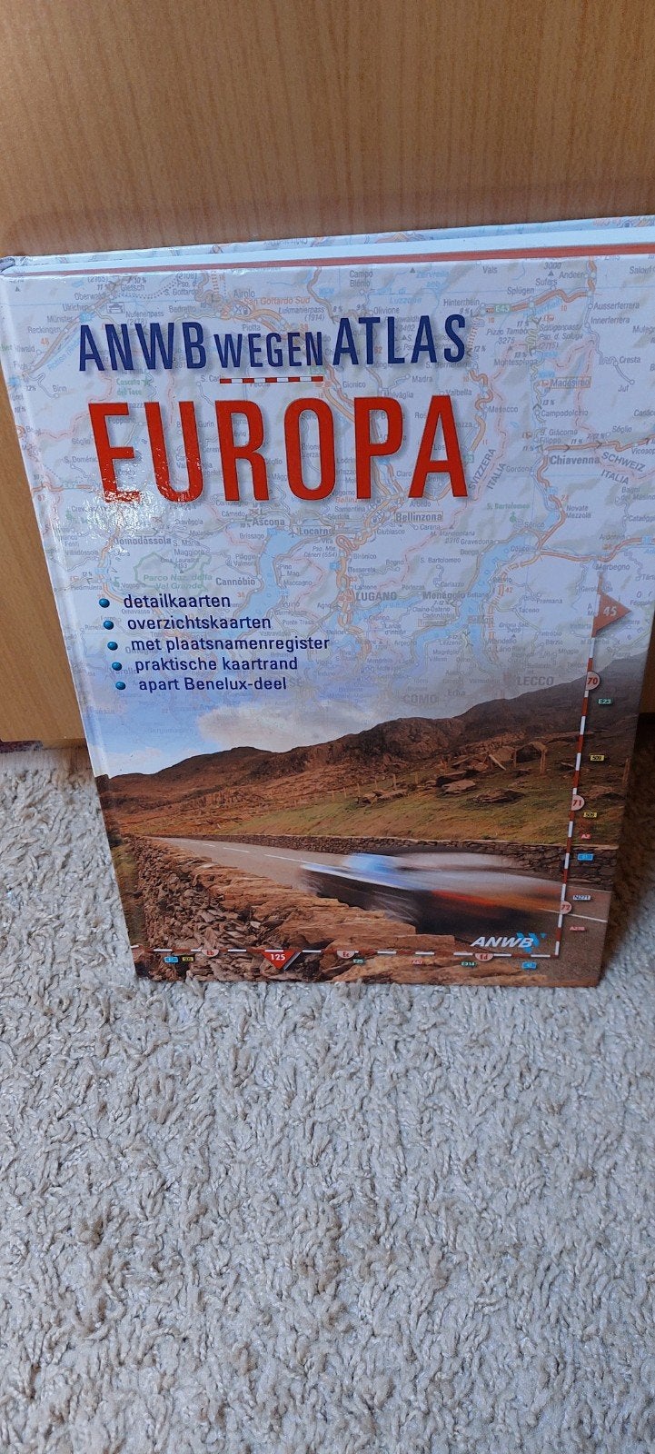 ANWB Wegenatlas Europa - Gedetailleerde Kaarten & Register, Ophalen of Verzenden