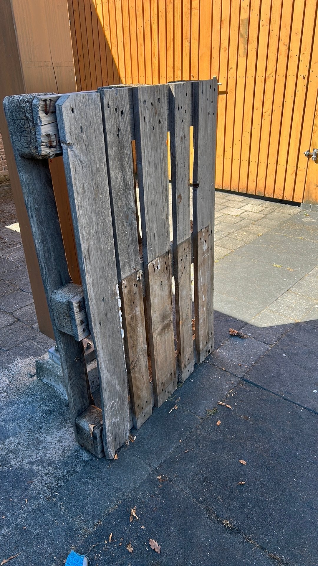 Losse pallet, Doe-het-zelf en Verbouw, Hout en Planken, Ophalen, Gebruikt