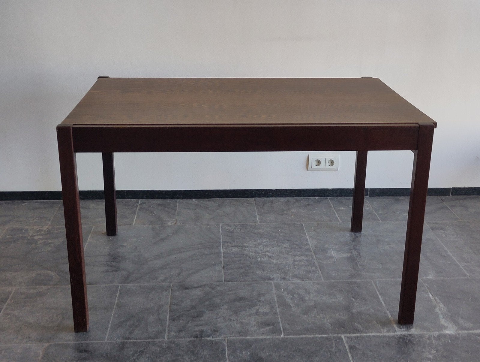 Vintage houten eettafel Pastoe tafel hout uitschuifbaar, Huis en Inrichting, Complete eetkamers, Ophalen, Gebruikt, Mid century modern dutch design
