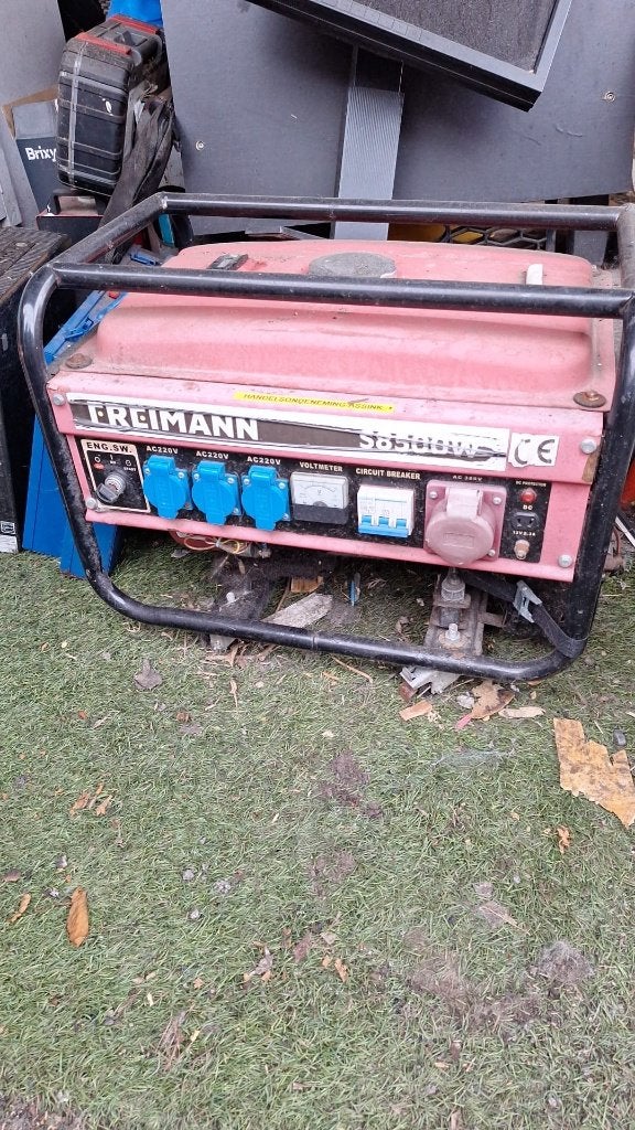 Freimann aggregaat, Doe-het-zelf en Verbouw, Aggregaten, Ophalen, Gebruikt, Elektrisch startend, Benzine