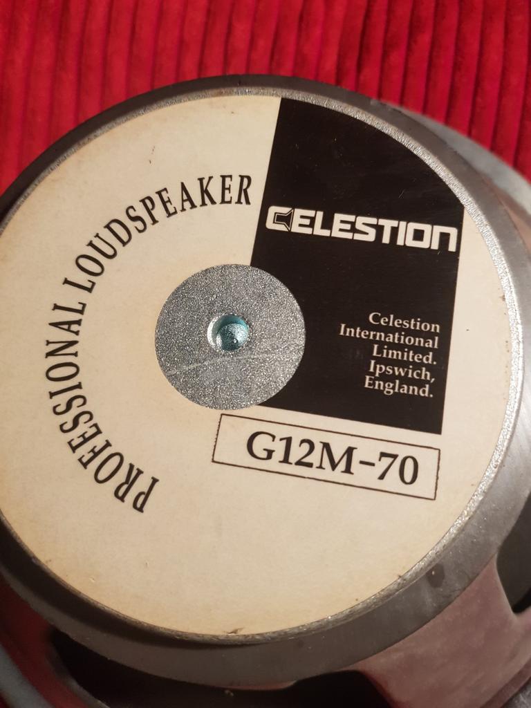 TK CELESTION G12M-70  GITAARSPEAKER 8 OHM (MARSHALL JCM 800), Ophalen of Verzenden, Zo goed als nieuw, Elektrische gitaar