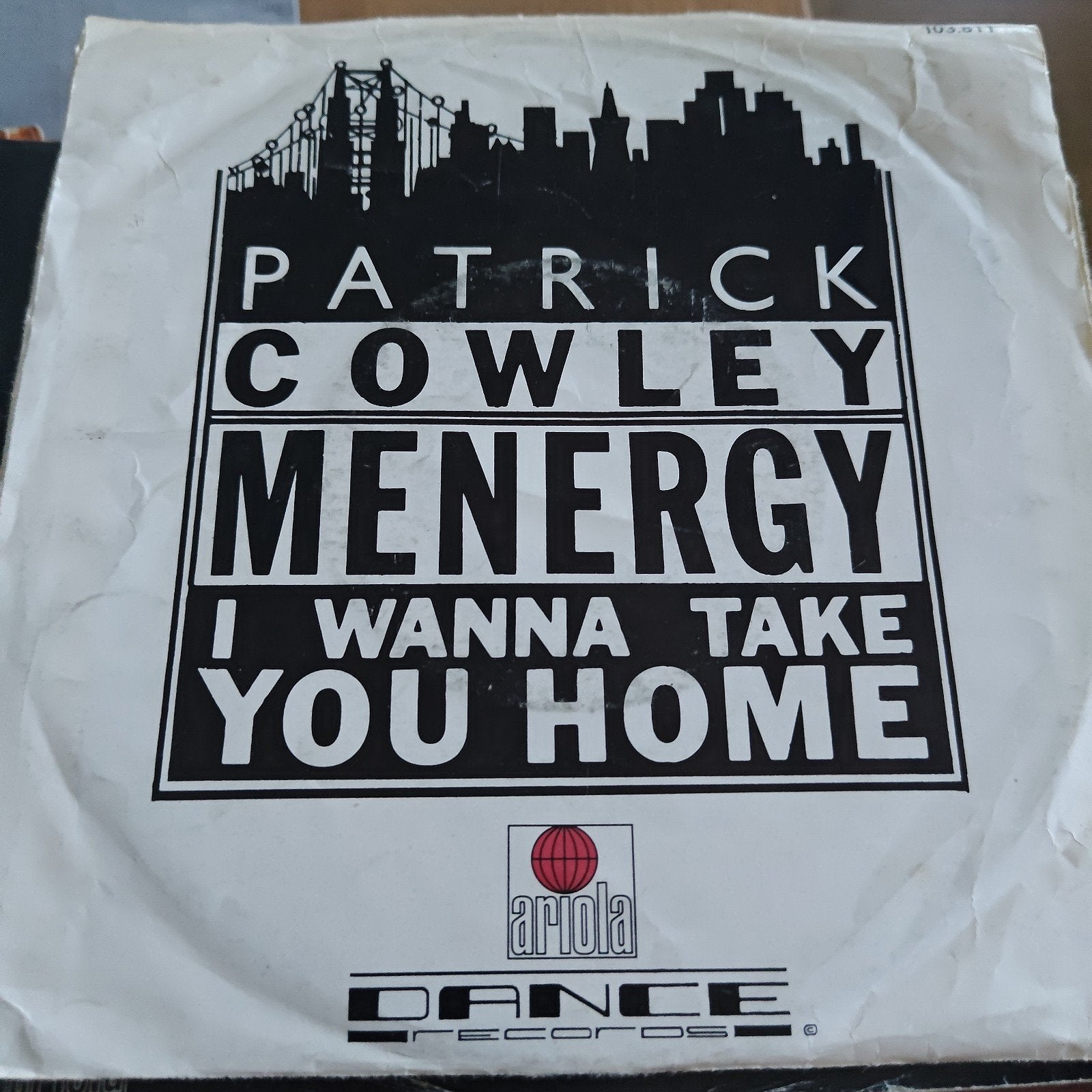 Patrick Cowley - Menergy / I Wanna Take You Home (7 inch), Cd's en Dvd's, Gebruikt, Originele persing, 7 inch, Ophalen of Verzenden