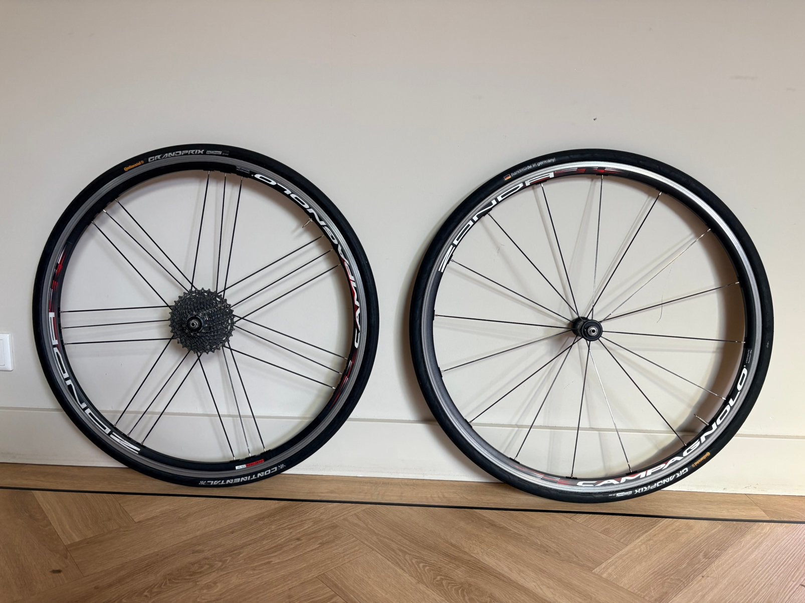 Campagnolo Zonda Wielset + Ultegra cassette + Hoes, Fietsen en Brommers, Fietsonderdelen, Zo goed als nieuw, Aluminium, Racefiets