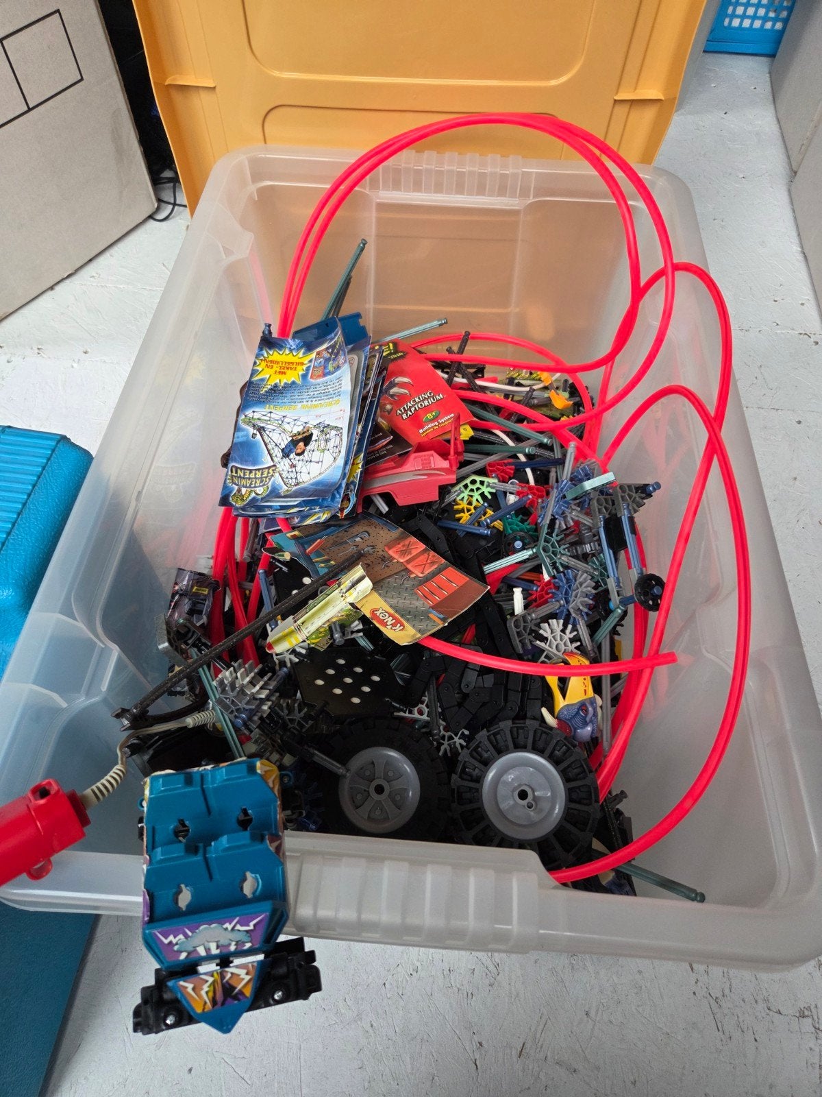 K'nex achtbaan zonder handleiding, Ophalen, Gebruikt, K'nex