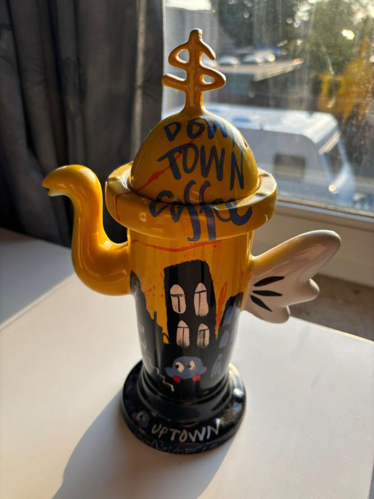 Koffiepot ; Senatori Town Neo Pop Art Collection, Antiek en Kunst, Ophalen of Verzenden