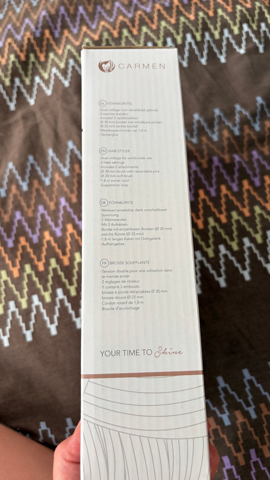 Carmen Föhnborstel DC5250 Hair Styler - Nieuw in doos, Ophalen of Verzenden, Nieuw, Haarverzorging