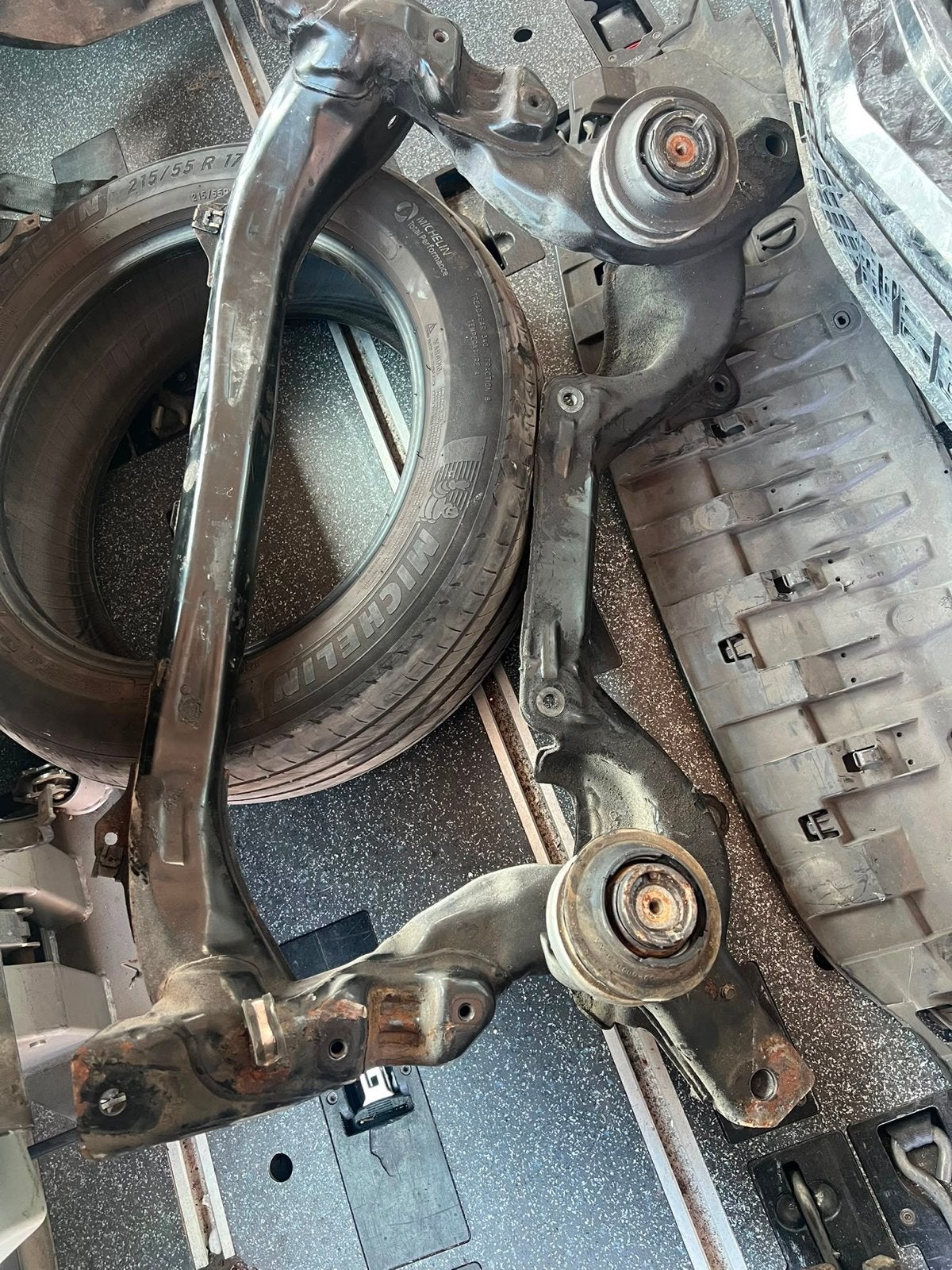Gebruikte subframe mercedes w211 facelift 2008, Ophalen, Gebruikt, Voor, Mercedes-Benz