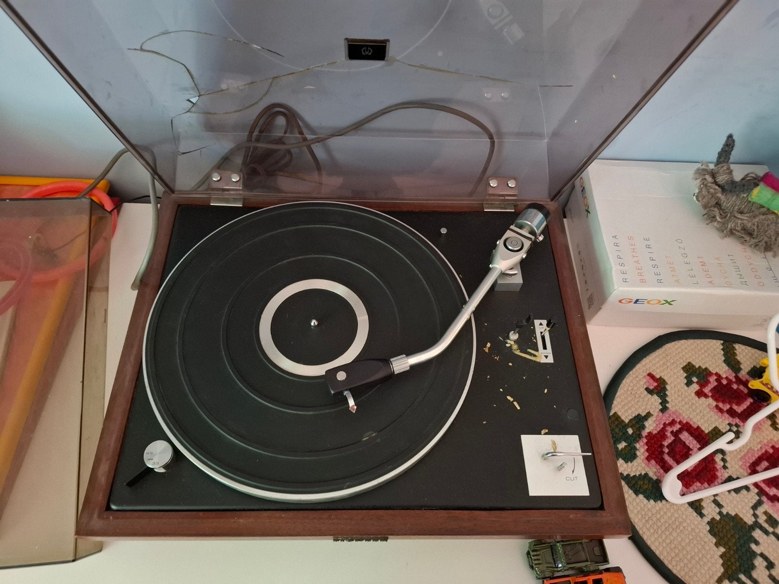 Pioneer PL-25 Platenspeler met BO stofkap, Audio, Tv en Foto, Platenspelers, Ophalen, Gebruikt, Platenspeler, Pioneer