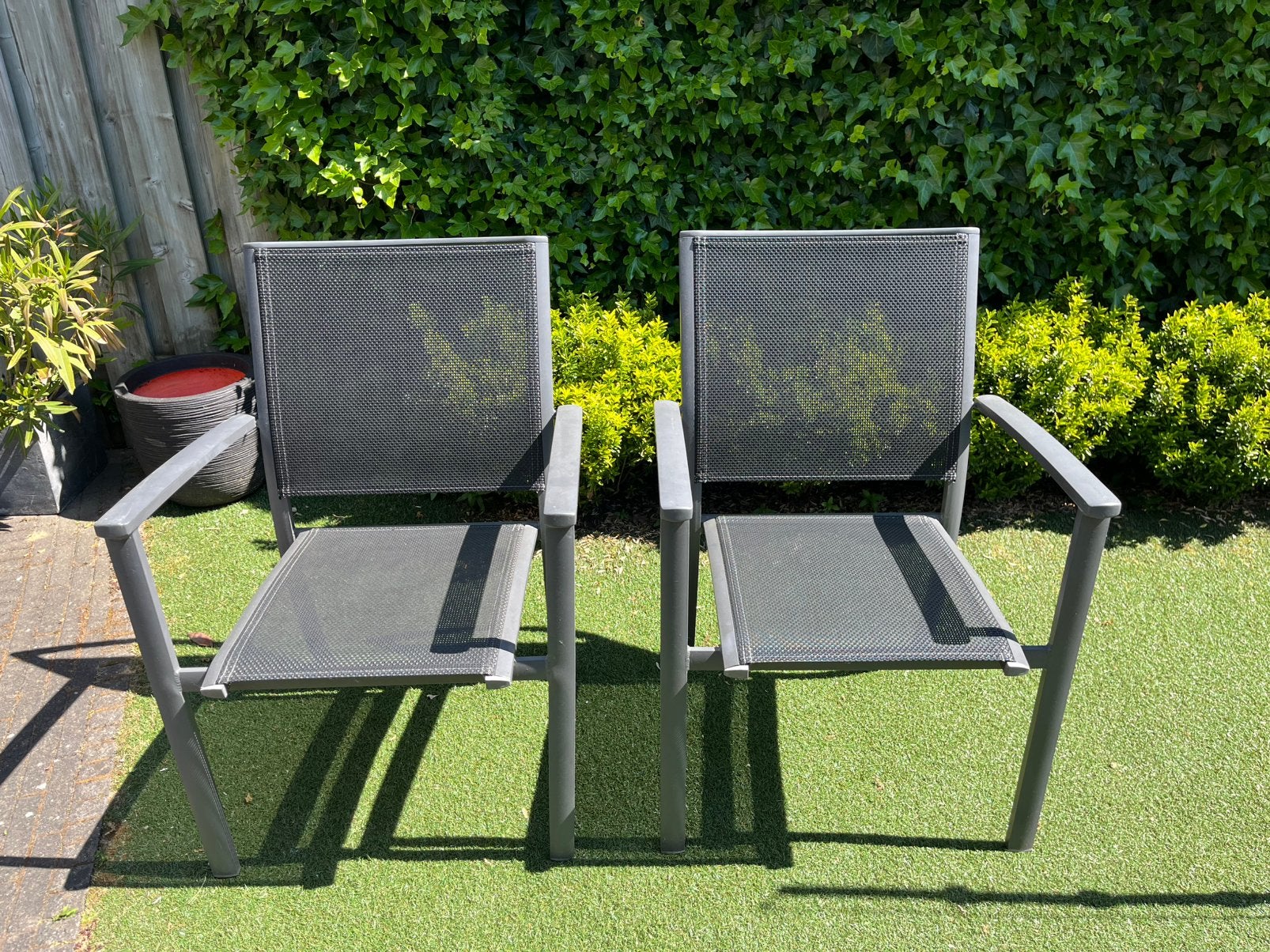 Twee Royal Patio tuinstoelen, Ophalen, Zo goed als nieuw