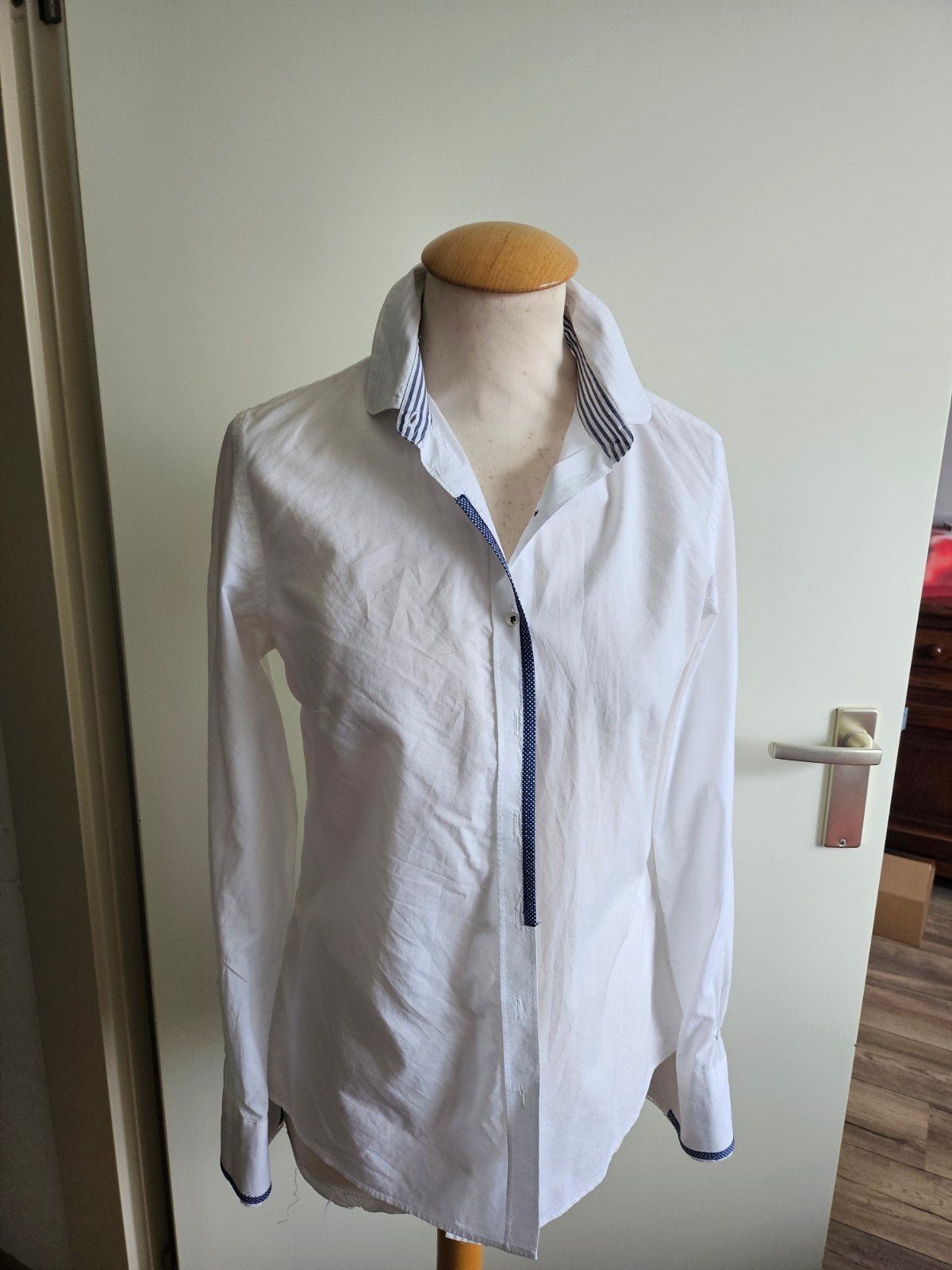 Lisa Campione blouse, Wit, Lisa Campione, Ophalen of Verzenden, Zo goed als nieuw