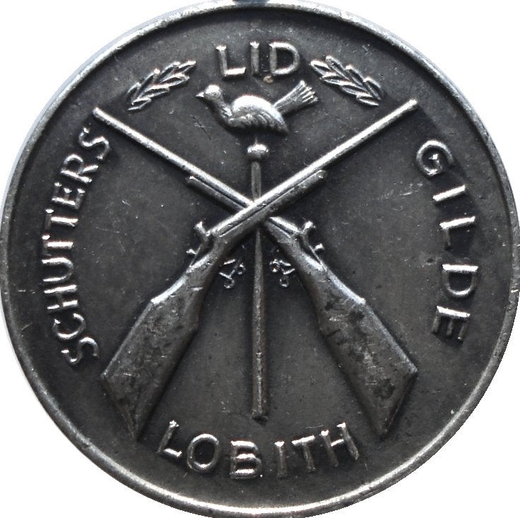 Nederland - Lobith penning schuttersgilde z.j. (zilver), Ophalen of Verzenden, Zilver, Nederland