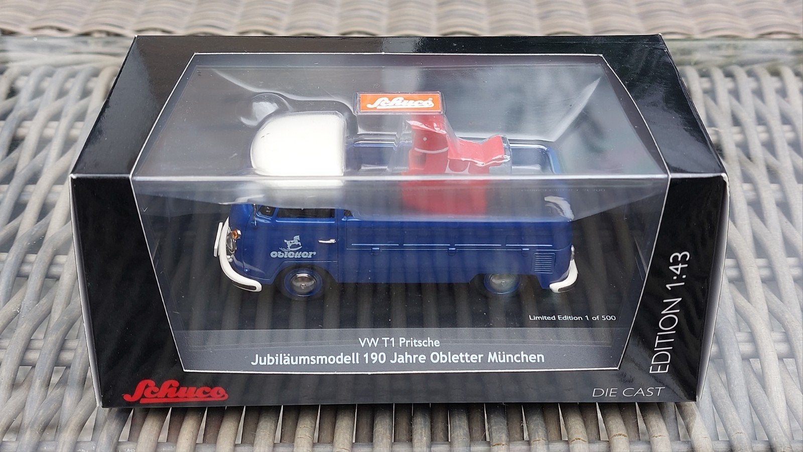 Schuco VW T1 190 jaar Obletter, Hobby en Vrije tijd, Ophalen of Verzenden, Nieuw, Auto, Schuco