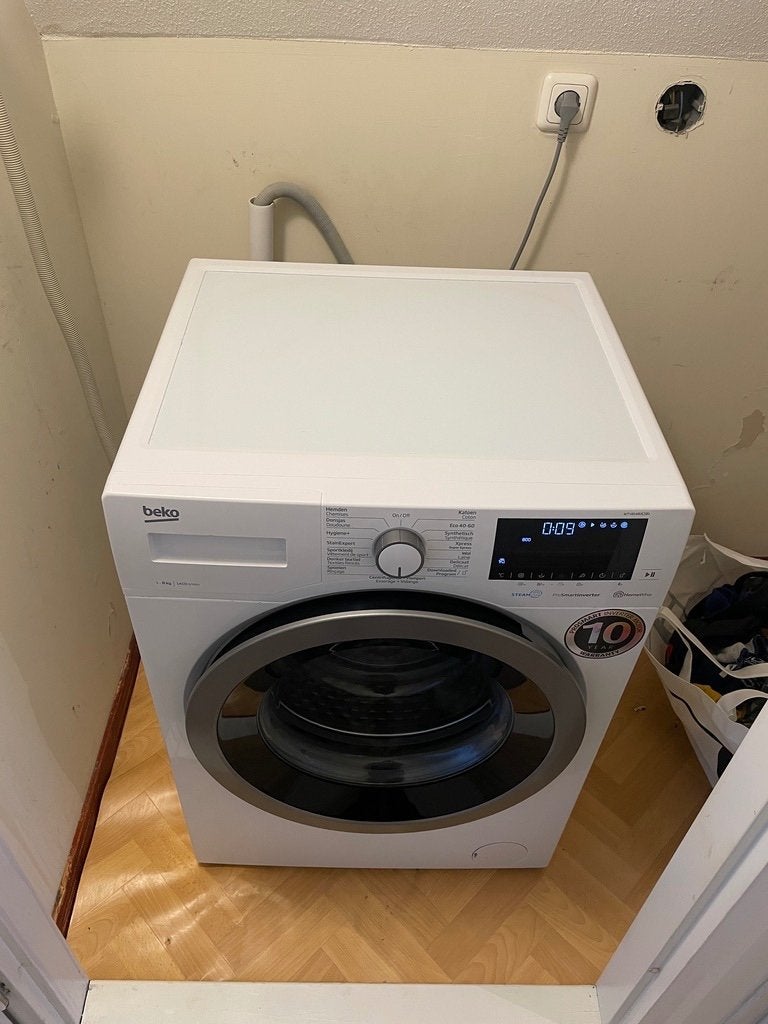 Beko Wasmachine, Witgoed en Apparatuur, Wasmachines, Ophalen, 6 tot 8 kg, 85 tot 90 cm, 1600 toeren of meer