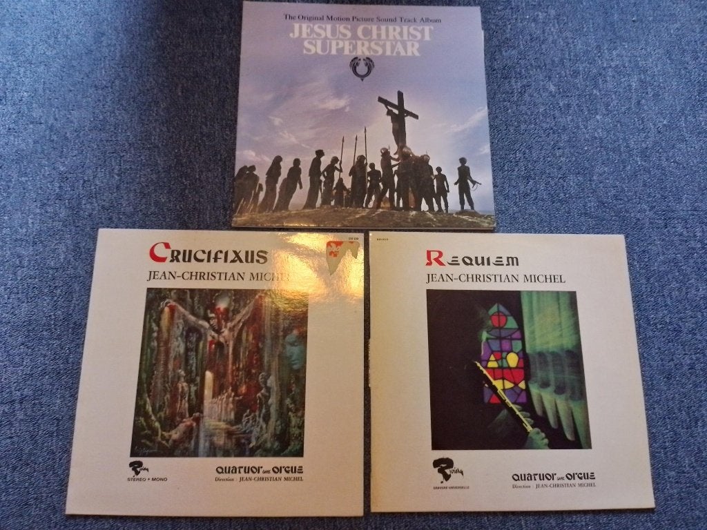 LP's religieuze muziek, Beschermende buitenhoes, LP, Gebruikt, Overige typen