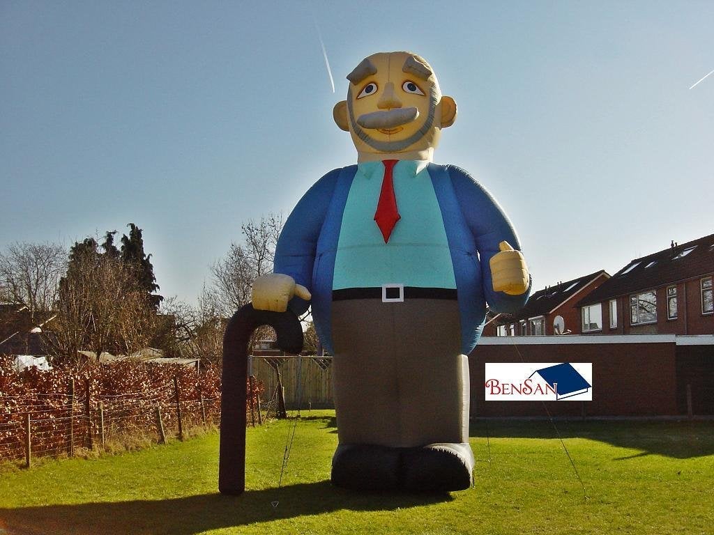 Abraham 50 jaar XXL 7 meter huren blikvanger Bensan Enter, Ophalen, Zo goed als nieuw, Abraham of Sarah