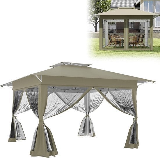 Inklapbare Partytent – Vouwtent – Tuindak – Stretch Tent, Corvance B.V., Verzenden, Nieuw, Corvancebol@gmail.com