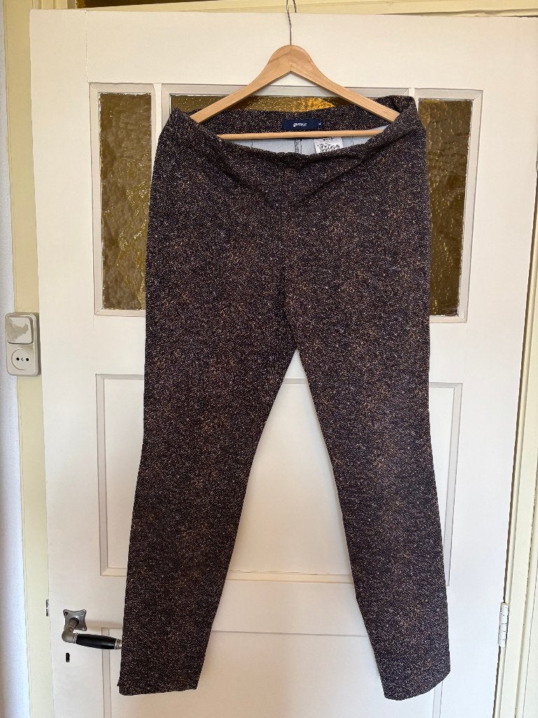 Gardeur bruin patroon dames broek, Maat 38/40 (M), Bruin, Ophalen of Verzenden, Lang
