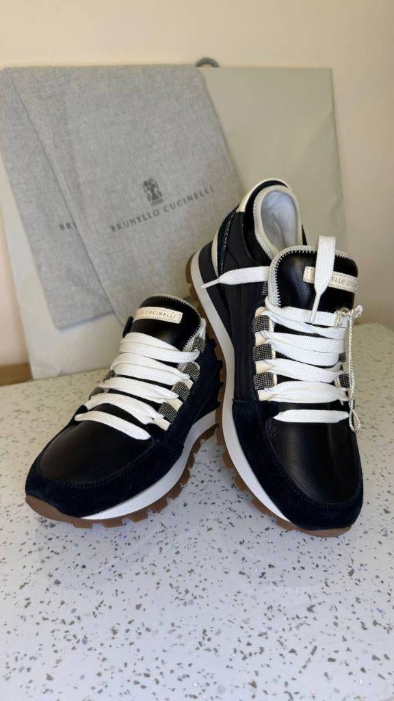 Brunello Cucinelli, Kleding | Dames, Schoenen, Nieuw, Sneakers of Gympen, Zwart, Ophalen of Verzenden