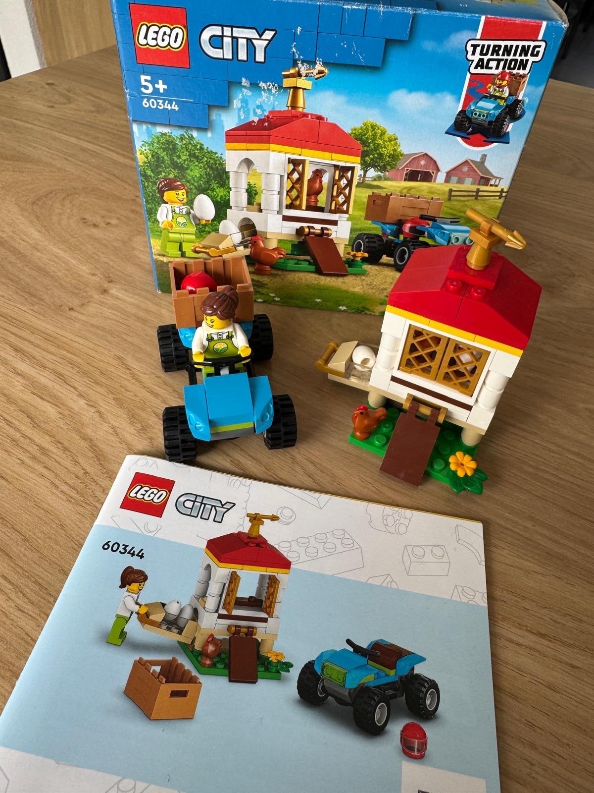 LEGO City Kippenhok (60344) - Zo goed als nieuw, Ophalen of Verzenden, Zo goed als nieuw