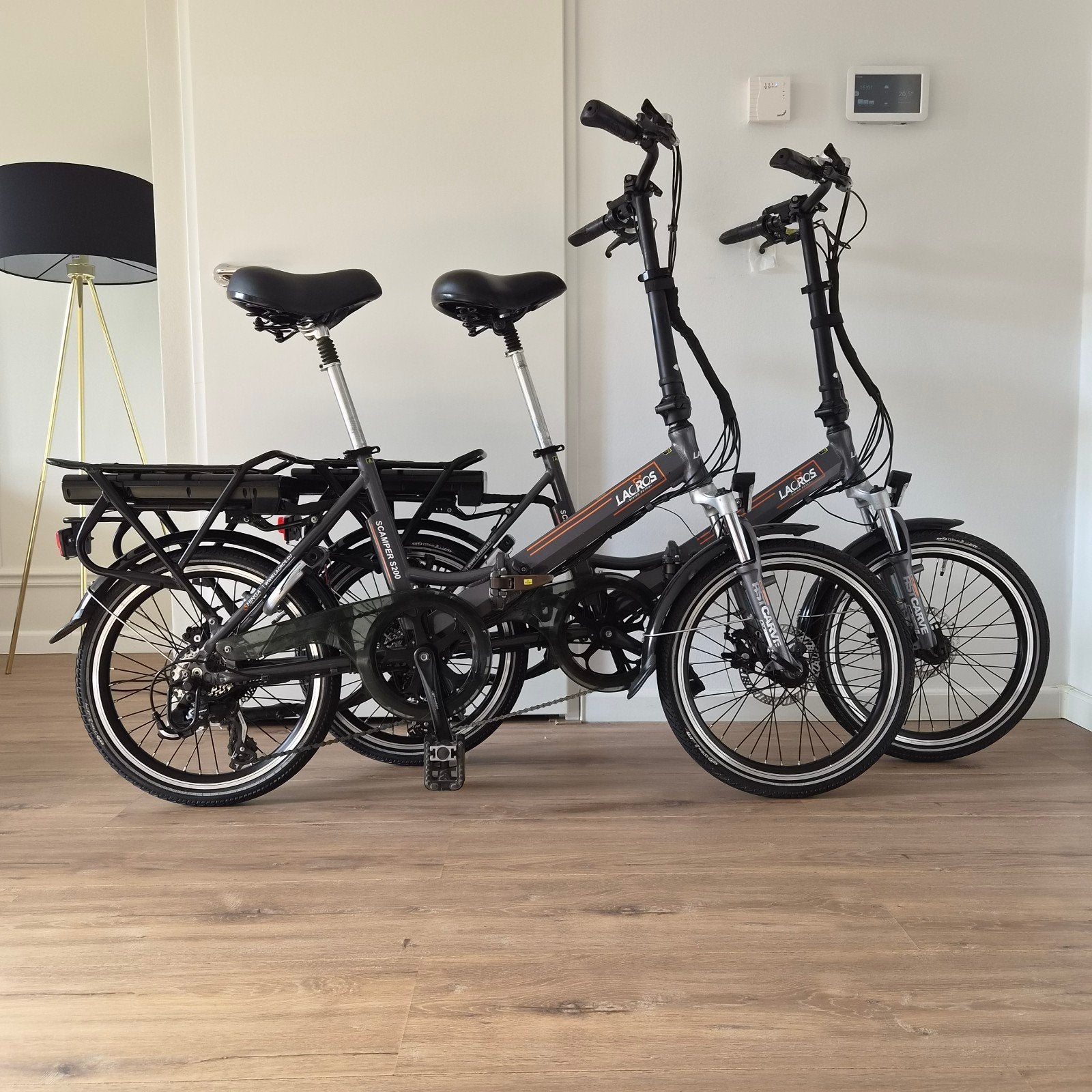 2x Z.G.A.N. Lacros S200 elektrische vouwfietsen (20inch), Ophalen, Versnellingen, Zo goed als nieuw, 18 tot 20 inch
