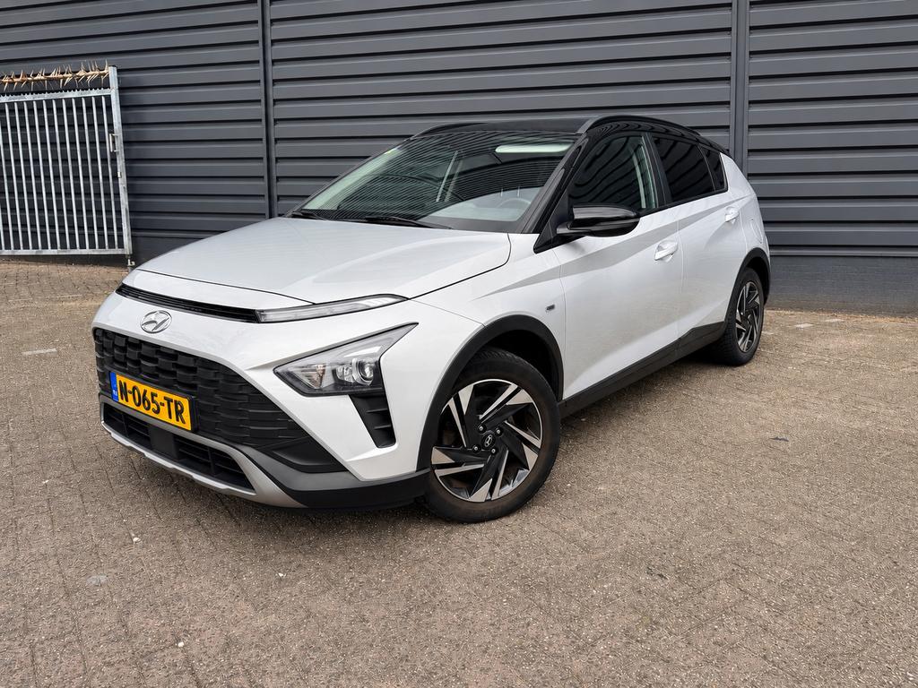 Hyundai Bayon 1.0 T-gdi 2022 Grijs met Dealergarantie en APK, Auto's, Voorwielaandrijving, Zwart, 1095 kg, Origineel Nederlands