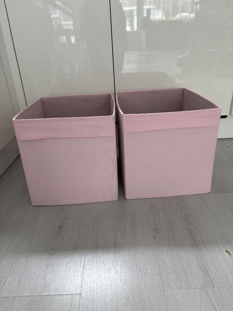 Drona bak ikea roze 2 stuks voor 5,00 euro, Ophalen, Minder dan 50 cm, 50 tot 100 cm, Zo goed als nieuw
