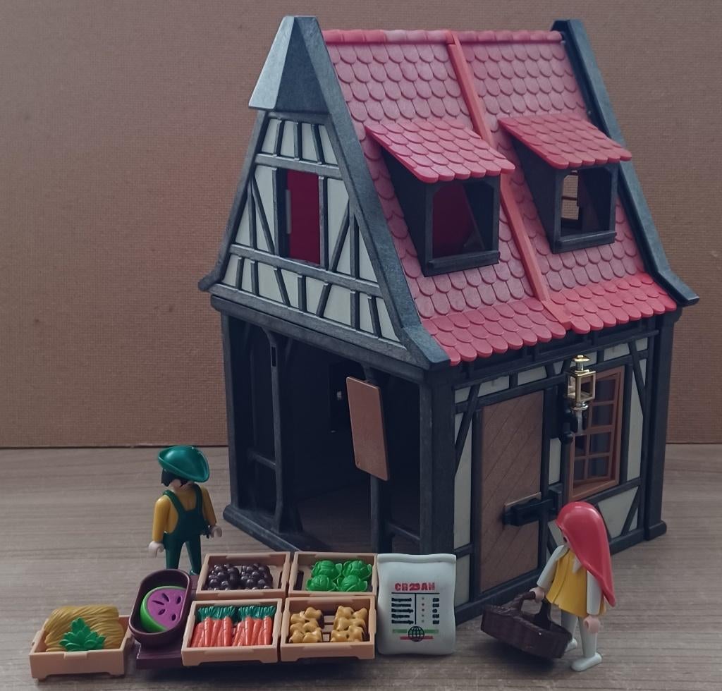 playmobil middeleeuwse groentenboer, Ophalen of Verzenden, Gebruikt, Los playmobil