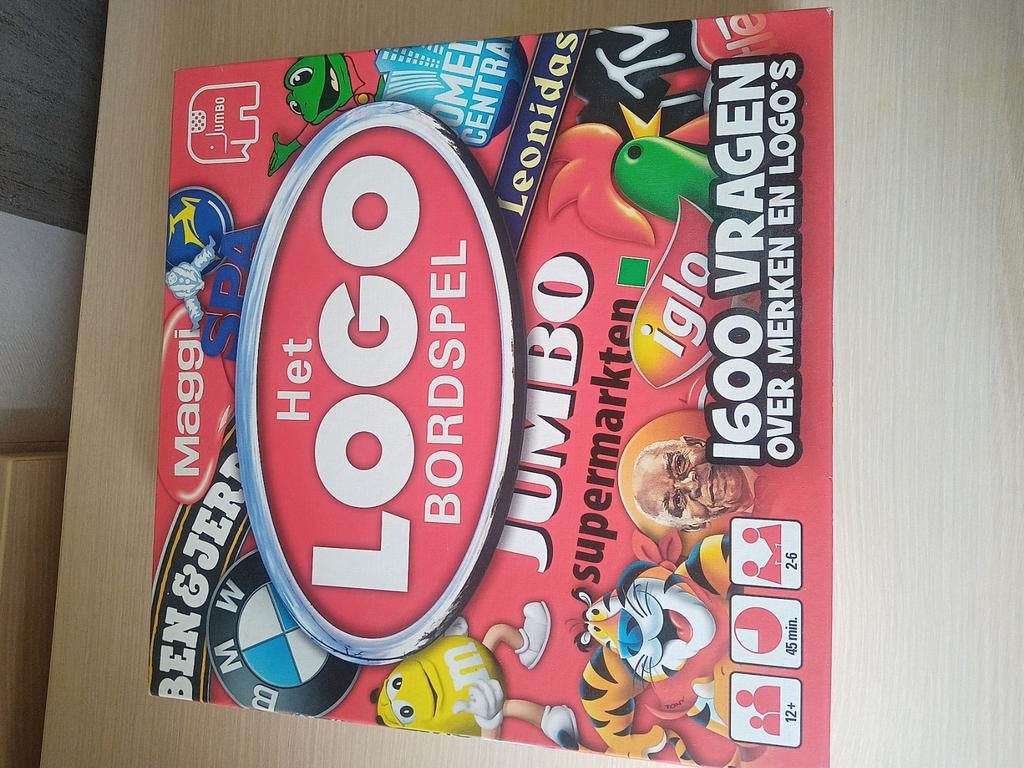 Het Logo Bordspel - Jumbo editie, Hobby en Vrije tijd, Gezelschapsspellen | Bordspellen, Vijf spelers of meer, Ophalen of Verzenden