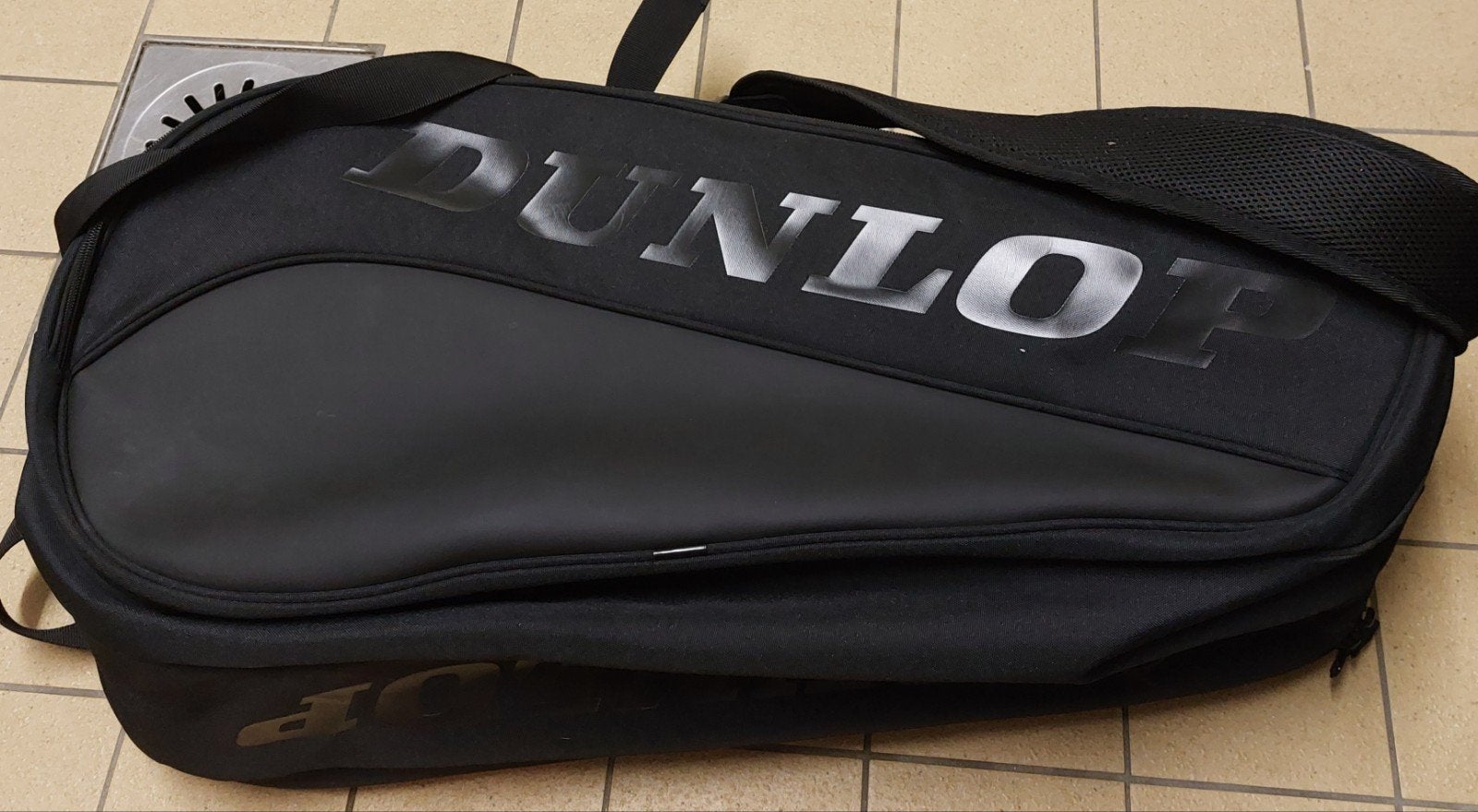 Dunlop tennisracket tas - Zwart, Sport en Fitness, Tennis, Ophalen of Verzenden, Gebruikt, Overige typen