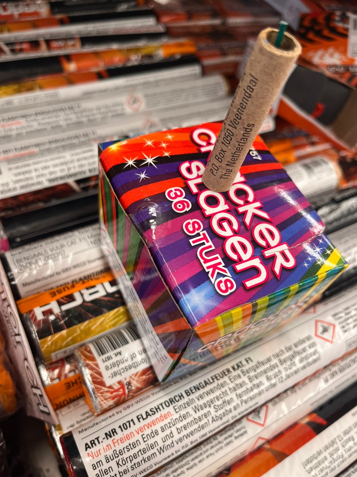 Vuurwerk, Ophalen of Verzenden, Winkel, Super of Benzinepomp, Zegels, Bonnen of Punten