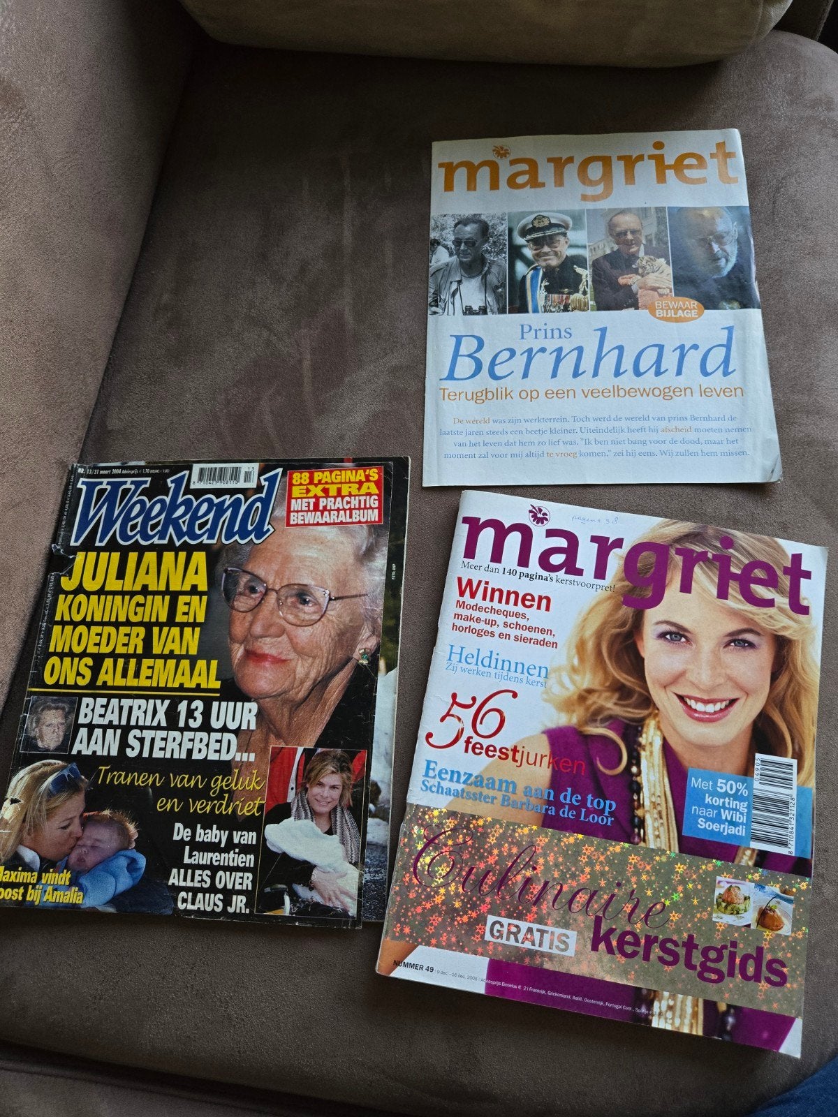 Margriet & Weekend over het Koningshuis, Juliana & Bernhard, Boeken, Ophalen of Verzenden, Gelezen, Damesbladen
