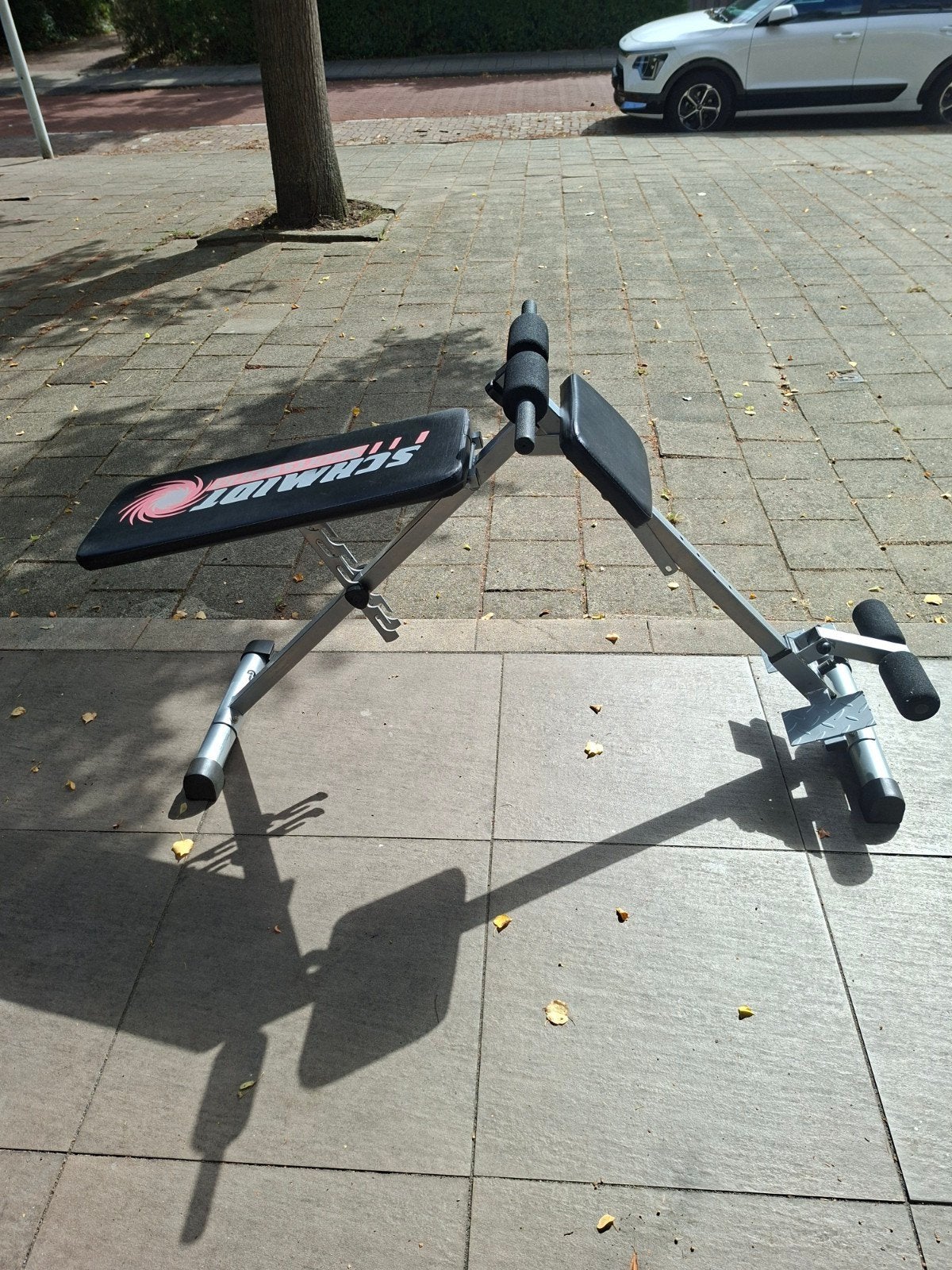 schmidt buikspierplank., Ophalen, Zo goed als nieuw, Metaal, Buik